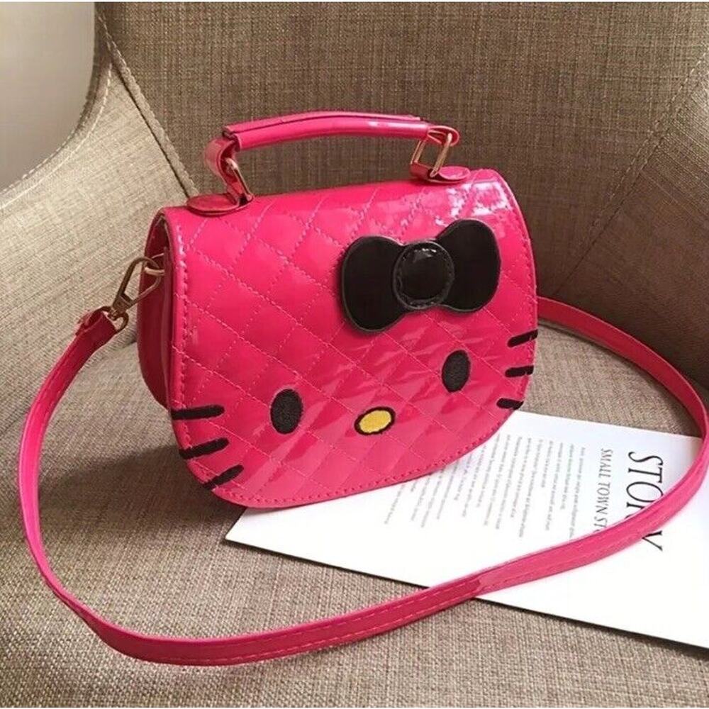🔥Sanrio Hello Kitty Pattern Shoulder Bag Plush Handbag Kawaii Tote Bag BNWT🔥 - Picture 3 of 5